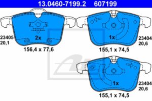 ATE Bremsesæt, skivebremser ijzjsgir45 foraksel ventileret 302mm 28mm for VAUXHALL OPEL SAAB