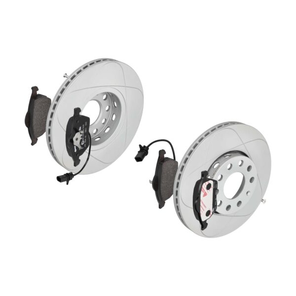 ATE Bremsesæt, skivebremser ijzjsgja49 foraksel ventileret 288mm 25mm for SKODA VAG SEAT