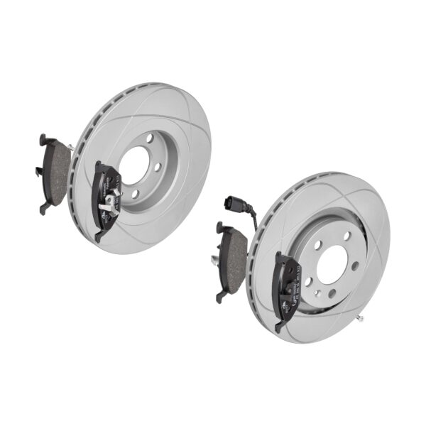 ATE Bremsesæt, skivebremser ijzjsgjub6 foraksel ventileret 280mm 22mm for SKODA SEAT VAG