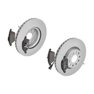 ATE Bremsesæt, skivebremser ijzjsgk1b8 foraksel ventileret 312mm 25mm for SEAT SKODA VAG