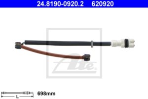 ATE Bremsesæt, skivebremser ijzjsgk9t4 bagaksel perforeret/ventileret 299mm 24mm for PORSCHE