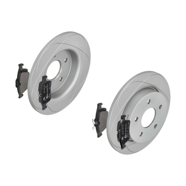 ATE Bremsesæt, skivebremser ijzjsgl0h4 bagaksel fuld 265mm 11mm for FORD OPEL VAUXHALL VOLVO GENERAL MOTORS SAAB MAZDA
