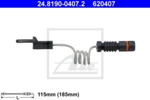 ATE Bremsesæt, skivebremser ik3ebyml20 foraksel ventileret 276mm 22mm for MERCEDES-BENZ VAG