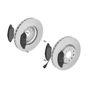 ATE Bremsesæt, skivebremser ik3ebymmq4 foraksel ventileret 314mm 30mm for SKODA SEAT VAG