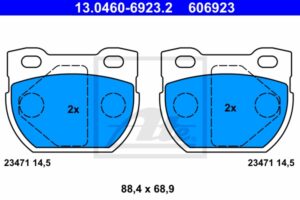 ATE Bremsesæt, skivebremser ik3ebyn2p7 bagaksel fuld 298mm 14mm for LAND ROVER