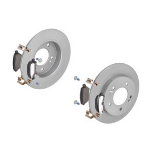 ATE Bremsesæt, skivebremser ik3ebyn7k1 bagaksel fuld 258mm 10mm for VAUXHALL OPEL CHEVROLET HYUNDAI KIA