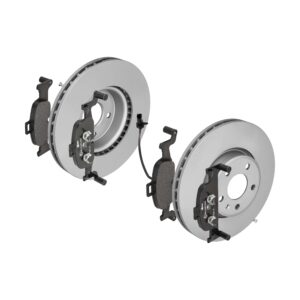 ATE Bremsesæt, skivebremser sg00000ch0 foraksel ventileret 318mm 30mm for VAG