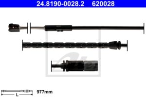 ATE Bremsesæt, skivebremser sg00000cwi bagaksel ventileret 332mm 29mm for BMW