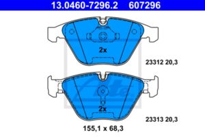 ATE Bremsesæt, skivebremser sg00000d0d bagaksel ventileret 324mm 30mm for BMW