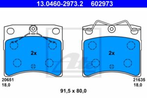ATE Bremsesæt, skivebremser sg00000d1f bagaksel fuld 294mm 13mm for FORD VAG SEAT