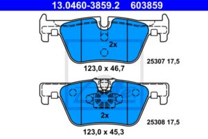 ATE Bremsesæt, skivebremser sg00000d5x foraksel ventileret 312mm 24mm for BMW