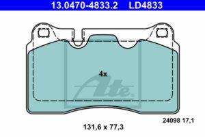 ATE Bremsesæt, skivebremser sg00000d7p højre ventileret 330mm 32mm for VAG PORSCHE SEAT