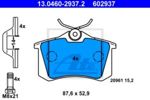 ATE Bremsesæt, skivebremser sg00000dbd foraksel fuld 239mm 10mm for PEUGEOT VAG SEAT