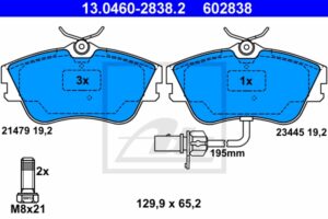 ATE Bremsesæt, skivebremser sg00000dgh foraksel fuld 294mm 13mm for FORD VAG