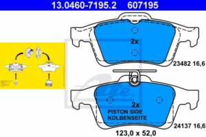ATE Bremsesæt, skivebremser sg00000djl foraksel fuld 285mm 11mm for OPEL VAUXHALL FORD VOLVO SAAB GENERAL MOTORS FIAT MAZDA