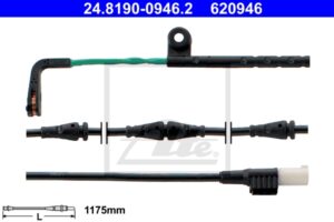ATE Bremsesæt, skivebremser sg00000dtn bagaksel ventileret 325mm 30mm for LAND ROVER