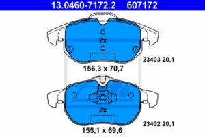 ATE Bremsesæt, skivebremser sg00000dud foraksel fuld 278mm 11mm for OPEL VAUXHALL FORD VOLVO SAAB GENERAL MOTORS FIAT MAZDA