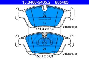 ATE Bremsesæt, skivebremser sg00000dy1 bagaksel fuld 286mm 22mm for SAAB BMW ROVER MG