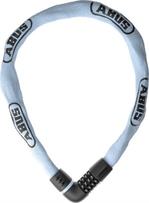 Abus Kædelås 6807C Tresor Combo - 110cm - Light Blue