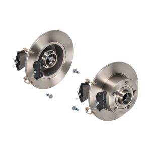 BREMBO Bremsesæt, skivebremser 142053431 bagaksel fuld 245mm 10mm for PEUGEOT CITROËN FORD ROEWE (SAIC) LANCIA ZHONGHUA (BRILLIANCE) DS AUDI VW SKODA