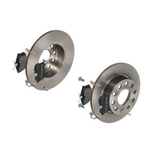 BREMBO Bremsesæt, skivebremser 142053456 bagaksel fuld 253mm 10mm for PEUGEOT CITROËN FORD ROEWE (SAIC) FIAT ZHONGHUA (BRILLIANCE) DS VW SEAT AUDI SKO
