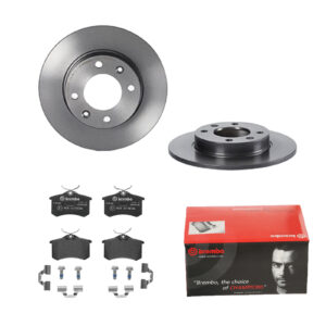 BREMBO Bremsesæt, skivebremser 142053460 bagaksel fuld 247mm 9mm for PEUGEOT CITROËN FORD FENGSHEN ROEWE (SAIC) FIAT ZHONGHUA (BRILLIANCE) DS AUDI VW