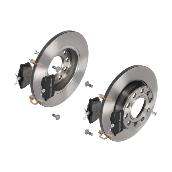 BREMBO Bremsesæt, skivebremser 142053464 bagaksel fuld 255mm 12mm for PEUGEOT CITROËN FORD MG (SAIC) ROEWE (SAIC) LANCIA ZHONGHUA (BRILLIANCE) DS SKOD