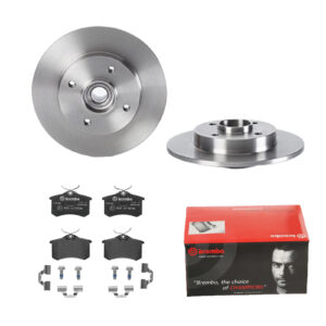 BREMBO Bremsesæt, skivebremser 142053468 bagaksel fuld 249mm 9mm for CITROËN DS PEUGEOT FORD ROEWE (SAIC) FIAT ZHONGHUA (BRILLIANCE) VW RENAULT SKODA