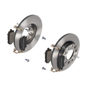 BREMBO Bremsesæt, skivebremser 142053509 bagaksel fuld 255mm 12mm for AUDI (FAW) VW (FAW) SEAT AUDI VW SKODA