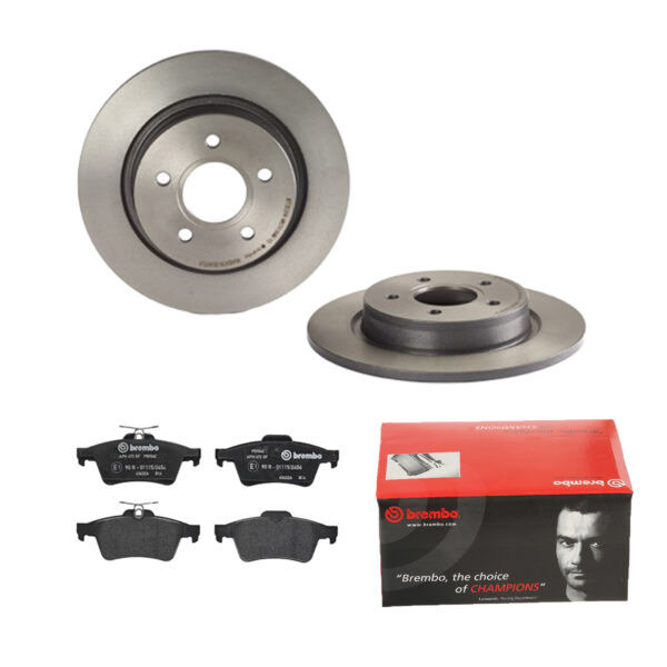 BREMBO Bremsesæt, skivebremser 142053522 bagaksel fuld 280mm 11mm for CITROËN FORD OPEL VOLVO SAAB PONTIAC GENERAL MOTORS RENAULT MAZDA JAGUAR FORD AS