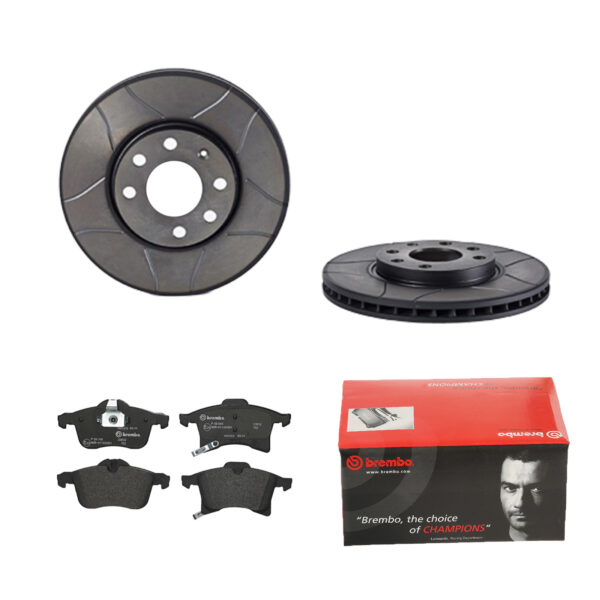 BREMBO Bremsesæt, skivebremser 142053538 foraksel lukket 256mm 24mm for OPEL VAUXHALL GENERAL MOTORS SATURN AC