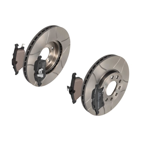 BREMBO Bremsesæt, skivebremser 142053541 foraksel lukket 280mm 25mm for OPEL VAUXHALL GENERAL MOTORS SATURN AC