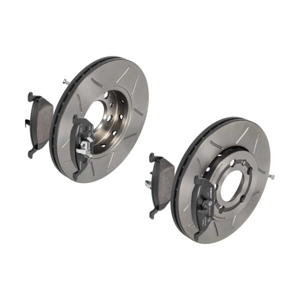 BREMBO Bremsesæt, skivebremser 142053555 foraksel lukket 256mm 22mm for VW (FAW) SEAT VW AUDI SKODA SKODA (SVW) VW (SVW) BRILLIANCE