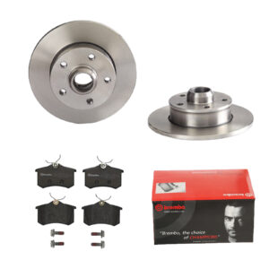 BREMBO Bremsesæt, skivebremser 142053580 bagaksel fuld 226mm 10mm for PEUGEOT ROEWE (SAIC) VW CITROËN SEAT AUDI SKODA NISSAN EUROPESTAR RENAULT