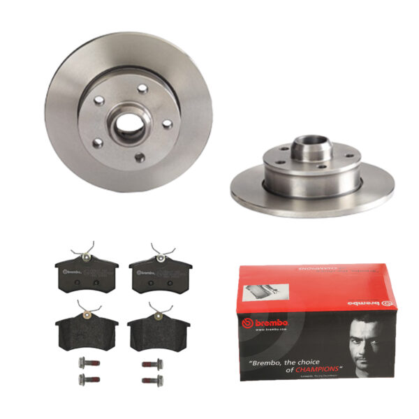 BREMBO Bremsesæt, skivebremser 142053580 bagaksel fuld 226mm 10mm for PEUGEOT ROEWE (SAIC) VW CITROËN SEAT AUDI SKODA NISSAN EUROPESTAR RENAULT