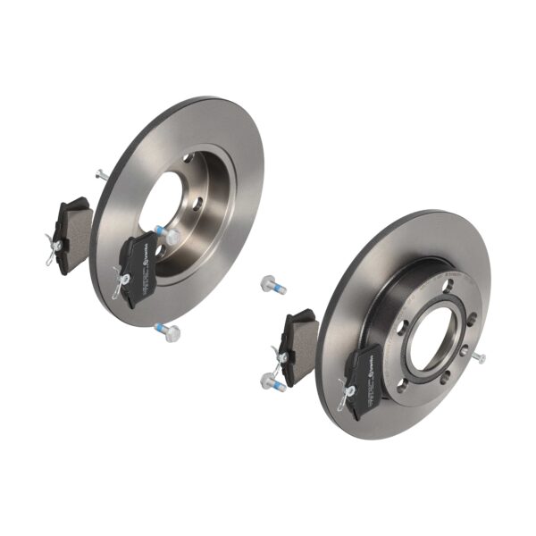 BREMBO Bremsesæt, skivebremser 142053592 bagaksel fuld 245mm 10mm for PEUGEOT ROEWE (SAIC) VW CITROËN SEAT AUDI SKODA NISSAN EUROPESTAR RENAULT