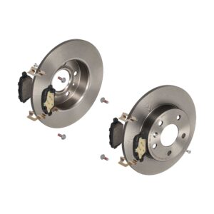 BREMBO Bremsesæt, skivebremser 142053604 bagaksel fuld 264mm 10mm for OPEL VAUXHALL GENERAL MOTORS SATURN KIA