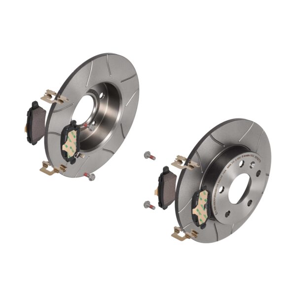 BREMBO Bremsesæt, skivebremser 142053605 bagaksel lukket 264mm 10mm for OPEL VAUXHALL GENERAL MOTORS SATURN KIA