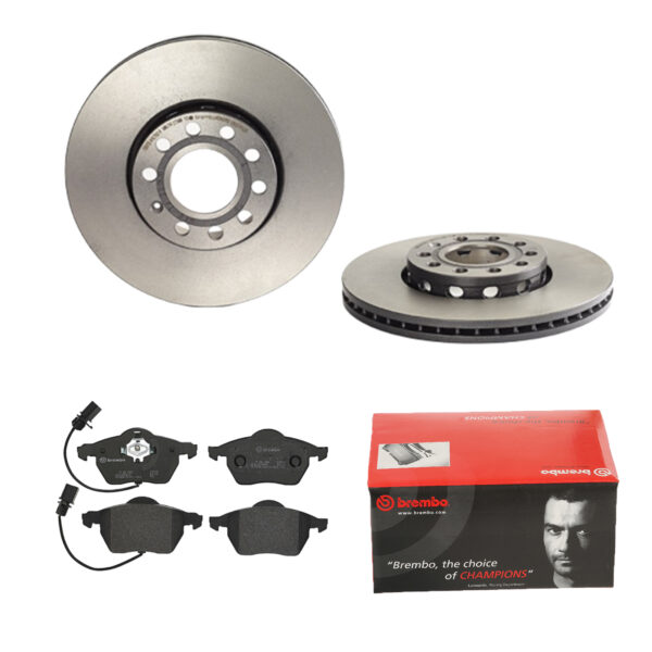 BREMBO Bremsesæt, skivebremser 142053611 foraksel indvendig ventileret 288mm 25mm for AUDI VW SEAT AUDI (FAW) SKODA