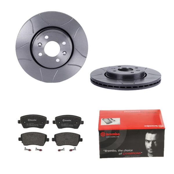 BREMBO Bremsesæt, skivebremser 142053634 foraksel lukket 280mm 24mm for MERCEDES-BENZ RENAULT NISSAN LADA DACIA