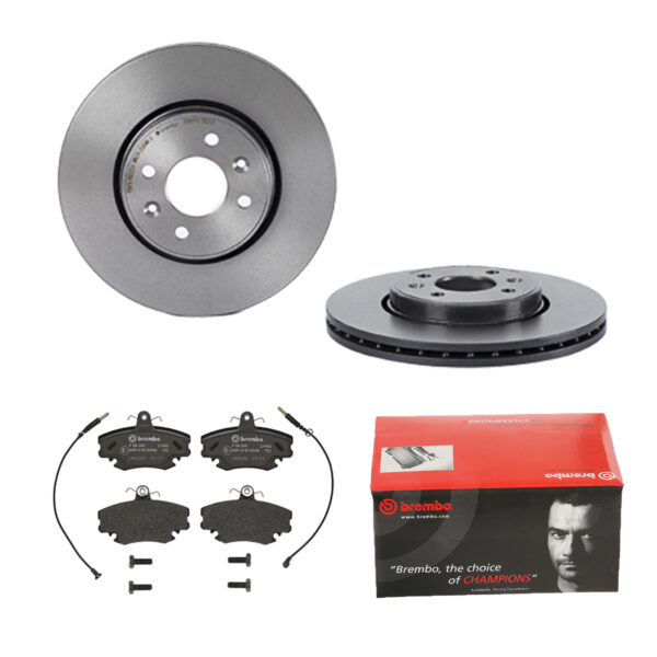 BREMBO Bremsesæt, skivebremser 142053683 foraksel indvendig ventileret 280mm 24mm for PEUGEOT CITROËN RENAULT LIFAN DACIA ALPINE