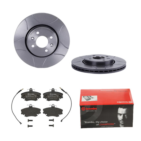 BREMBO Bremsesæt, skivebremser 142053685 foraksel lukket 280mm 24mm for PEUGEOT CITROËN RENAULT DACIA ALPINE LIFAN