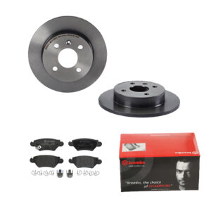BREMBO Bremsesæt, skivebremser 142053715 bagaksel fuld 240mm 10mm for OPEL GENERAL MOTORS VAUXHALL CHEVROLET