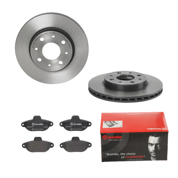 BREMBO Bremsesæt, skivebremser 142053728 foraksel indvendig ventileret 240mm 20mm for FORD FIAT