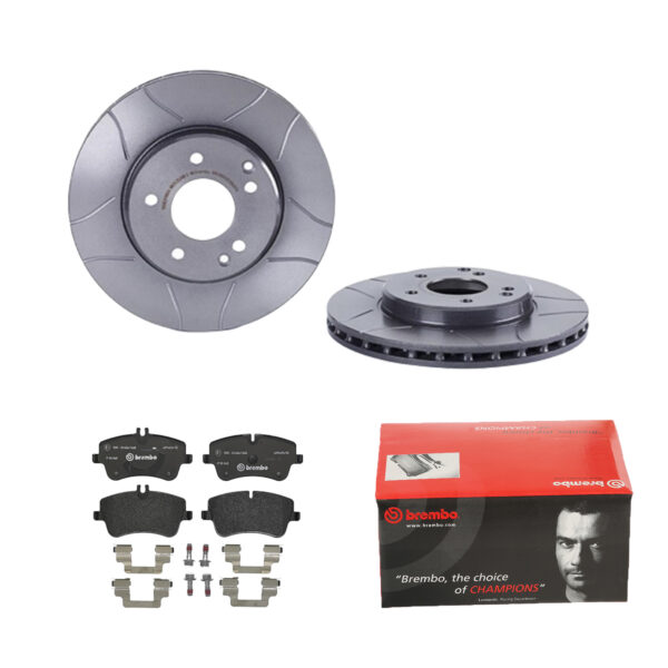 BREMBO Bremsesæt, skivebremser 142053731 foraksel lukket 288mm 25mm for MERCEDES-BENZ