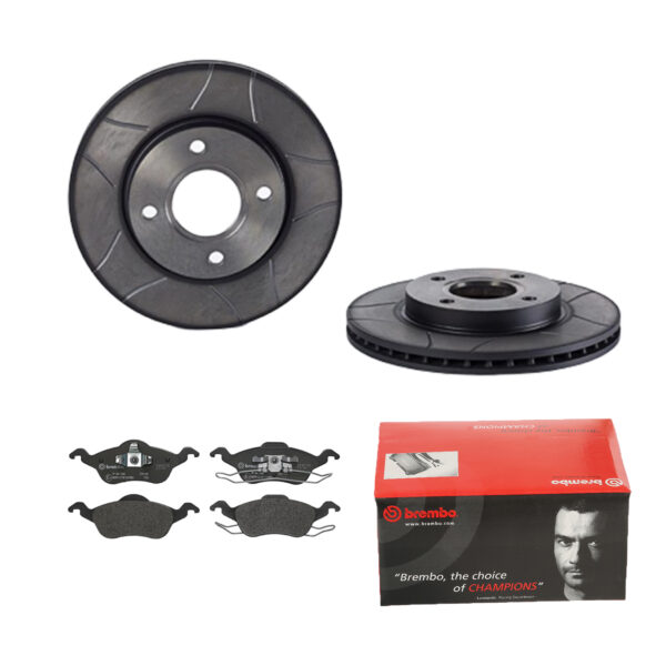 BREMBO Bremsesæt, skivebremser 142053746 foraksel indvendig ventileret 258mm 22mm for FORD MAZDA
