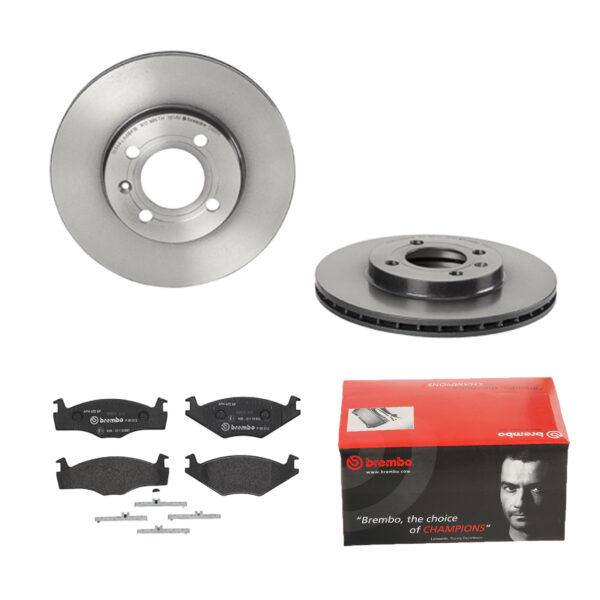 BREMBO Bremsesæt, skivebremser 142053753 foraksel indvendig ventileret 256mm 20mm for SKODA VW (SVW) VW (FAW) AUDI VW SEAT NISSAN