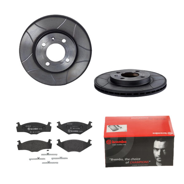 BREMBO Bremsesæt, skivebremser 142053754 foraksel lukket 256mm 20mm for SKODA AUDI VW (SVW) VW (FAW) VW SEAT NISSAN