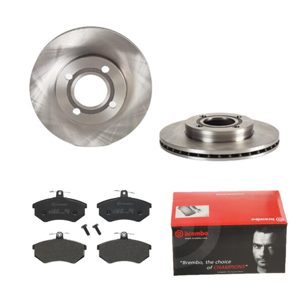 BREMBO Bremsesæt, skivebremser 142053776 foraksel indvendig ventileret 256mm 22mm for SEAT AUDI SKODA VW