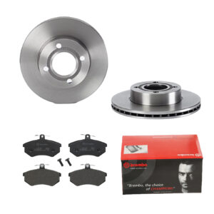 BREMBO Bremsesæt, skivebremser 142053778 foraksel indvendig ventileret 256mm 22mm for SEAT AUDI SKODA VW